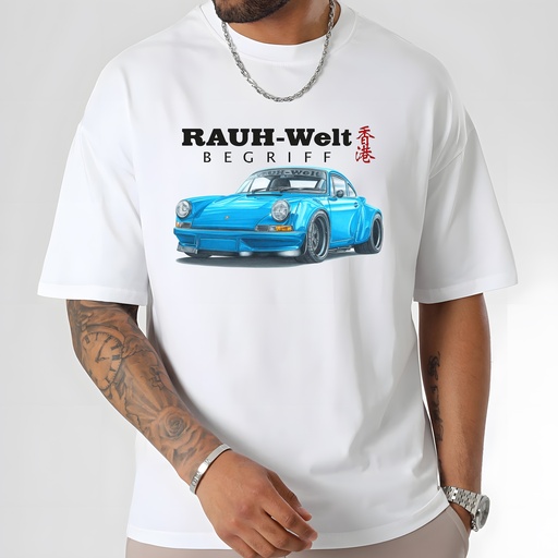 T-shirt RWB Rauh-Welt Bleu taille S