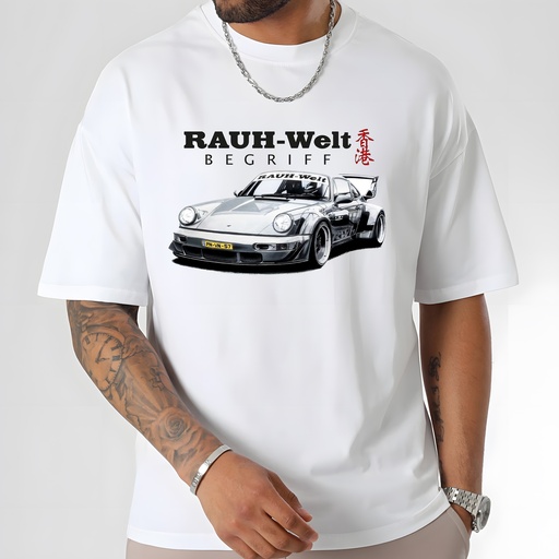 T-shirt RWB Rauh-Welt Gris taille S 